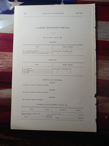 1906 raro rapporto della - rapporto,