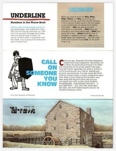 Bell telnews mailer 1985 - mailer,