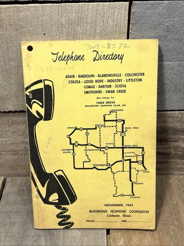 Elenco telefonico vintage 1963