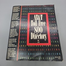 Elenco 800 AT&T verde 1992 (NO