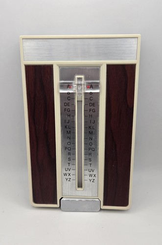 Vintage flip up - a-z, flip-up