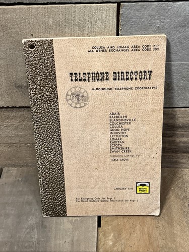 Elenco telefonico vintage 1971
